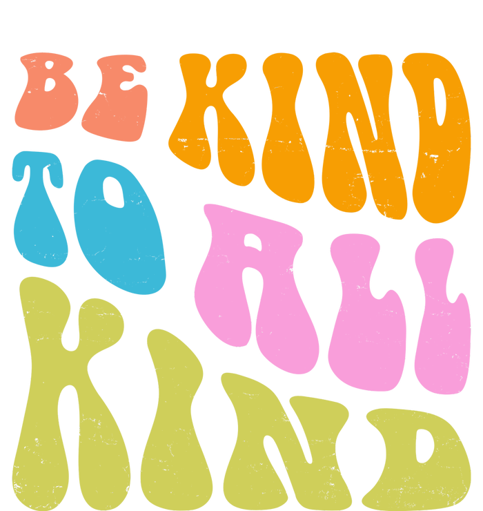 Be Kind To All Kind Quote Retro Sustainable Knit Beanie