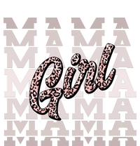 Pink Leopard Print Girl Mama Bumper Sticker