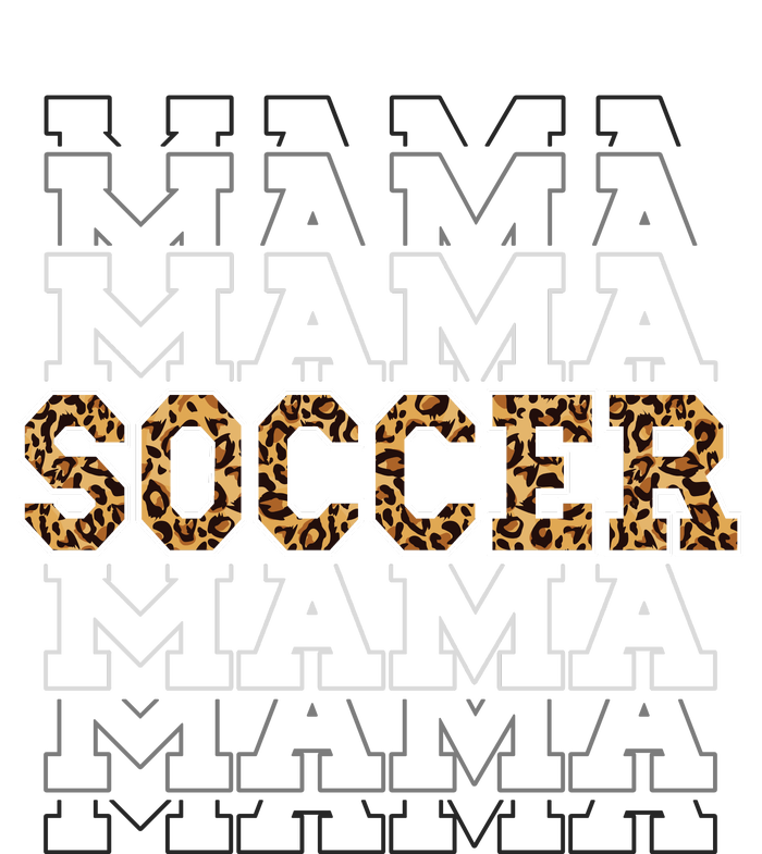 Soccer Mama Leopard Print Boho 16 in Basic Backpack