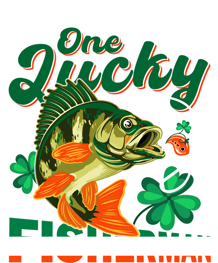 One Lucky Fisher Fisher Anglers St Patrick's Day Gift T-Shirt