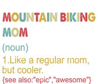 Funny Mountain Biking Definition Vintage Mom Cool Gift Sustainable Knit Beanie