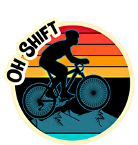 Funny Mountain Biking Saying Oh Shift Bike Pun Cyclist Gift T-Shirt