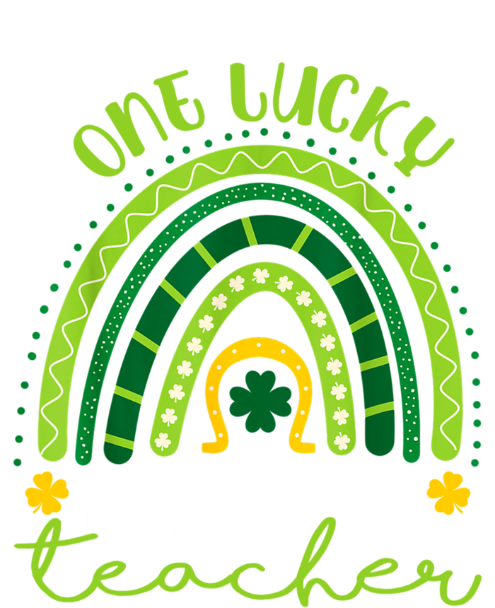 One Lucky Kinder Teacher Rainbow St Patrick’s Day Gift Tall Long Sleeve T-Shirt