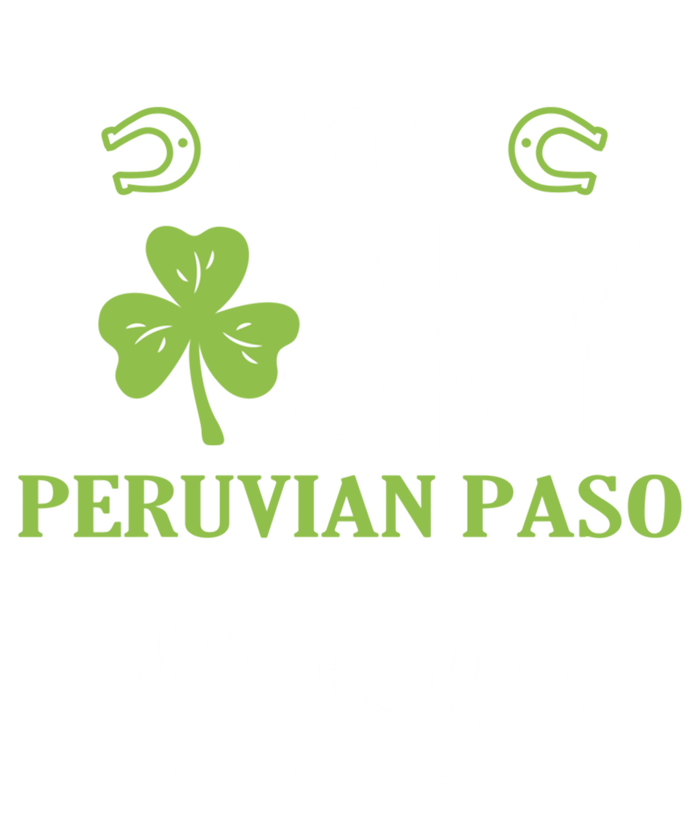 One Lucky Peruvian Paso Horse Mom Irish Horseback Riding Gift Full-Length Apron With Pockets