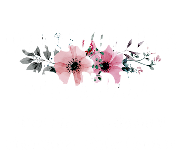 Funny Pontooning Grandma Pontoon Lover Boating Flower Cool Gift T-Shirt