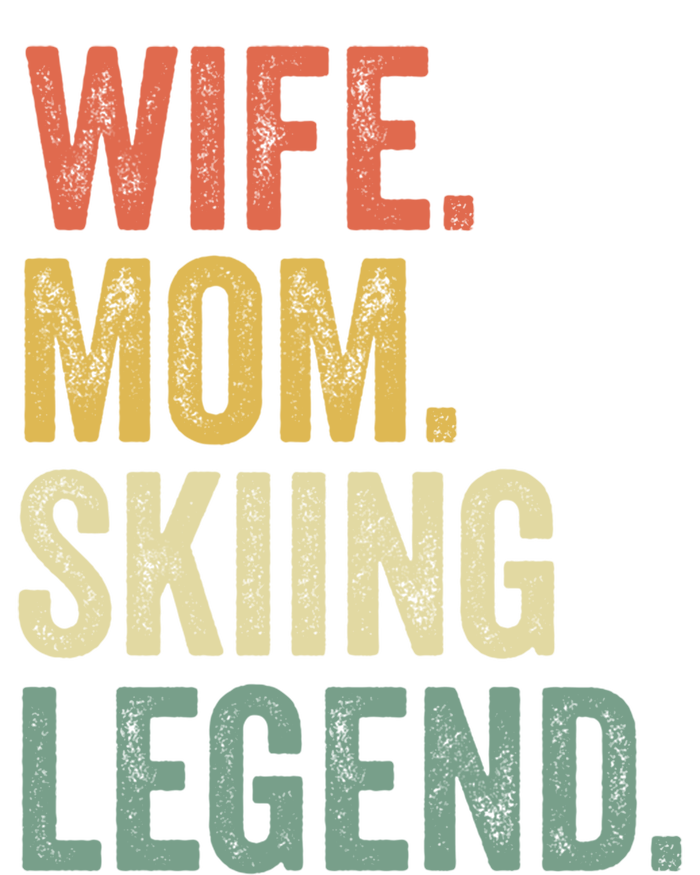 Funny Ski Great Gift Funny Gift Mom Vintage Skiing Great Gift T-Shirt