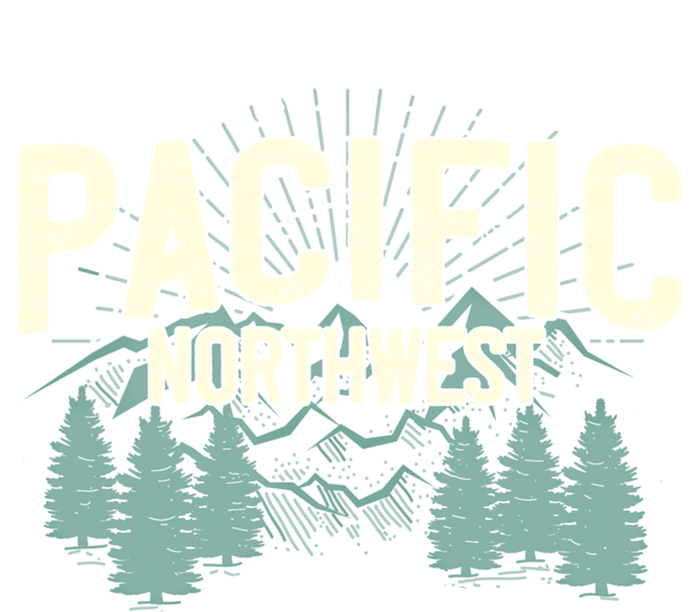 Pacific Northwest Vintage Mountain Camping Hiking Gift Meaningful Gift T-Shirt