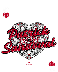 Patrick Sandoval Of Hearts Los Angeles Baseball Valentines Gift V-Neck T-Shirt