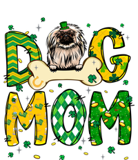 Pekingese Mom Dog Mom Shamrock St Patrick's Day Funny Gift Tie-Dye T-Shirt