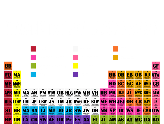 Periodic Table Of Black History African American Gift T-Shirt