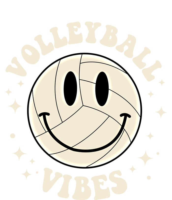 Funny Volleyball Gift Mom Volleyball Vibes Smile Face Meme Funny Gift T-Shirt