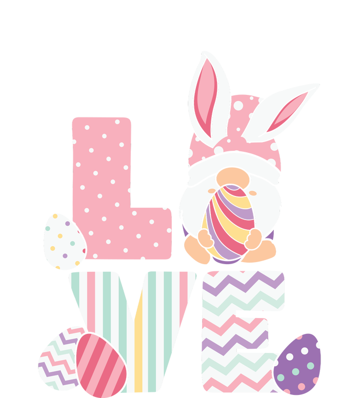 LOVE Gnome Easter Egg Cute Ears Rabbit Easter Day Drawstring Bag