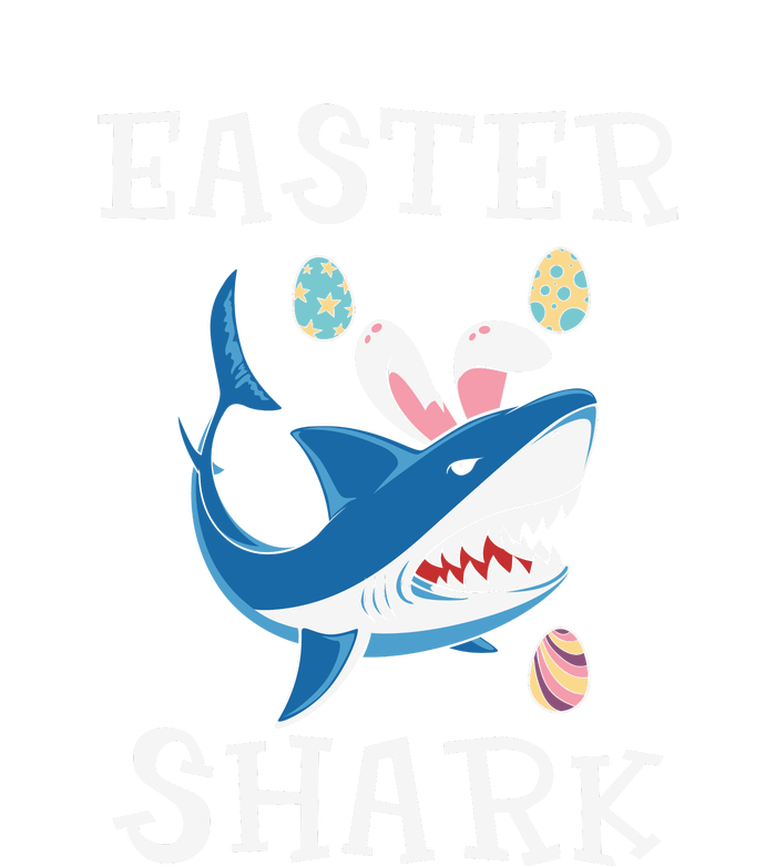 Easter Shark Funny Easter Day Gift Cute Ears Bunny Egg T-Shirt