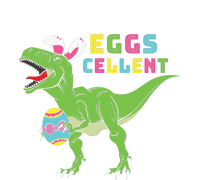 Funny Dinosaur Easter Bunny Eggs Cellent Easter Day T-Shirt