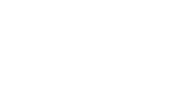 Golfing Mom Like A Normal Mom Only Cooler Funny Golf Mom Cool Gift Women's Tri-Blend 3/4-Sleeve Raglan Shirt