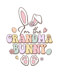 Womens I'm The Grandma Bunny Matching Family Easter Party Outfit Long Sleeve Shirt