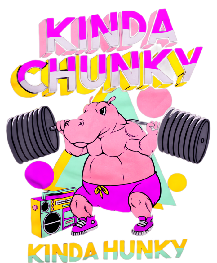 Kinda Chunky Kinda Hunky Weightlifting Bodybuilding Gym1 T-Shirt