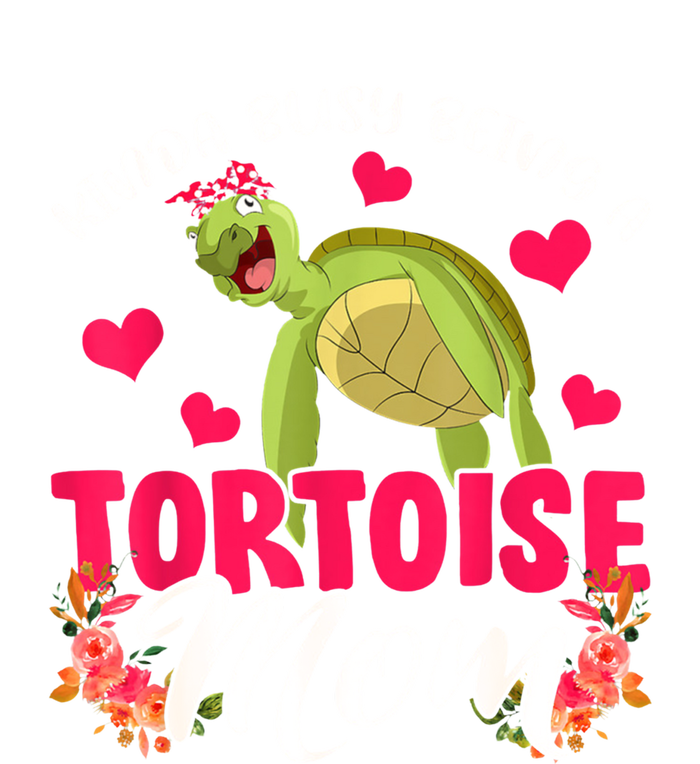 Kinda Busy Being A Tortoise Mom Funny Floral Tortoise Lover Impact Tech Backpack