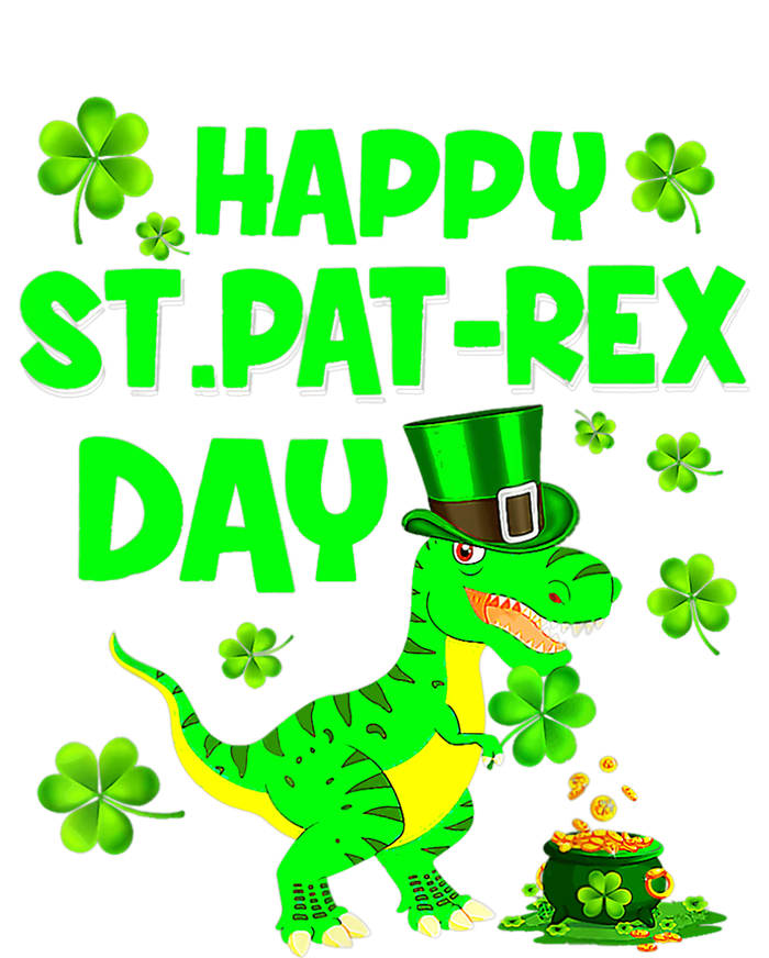 Happy St Pat Trex Day Dino St Patricks Day Boy Women's Crop Top Tee