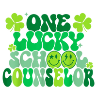 Funny Patrick's Day, Groovy Teacher One Lucky School Counselor T-Shirt