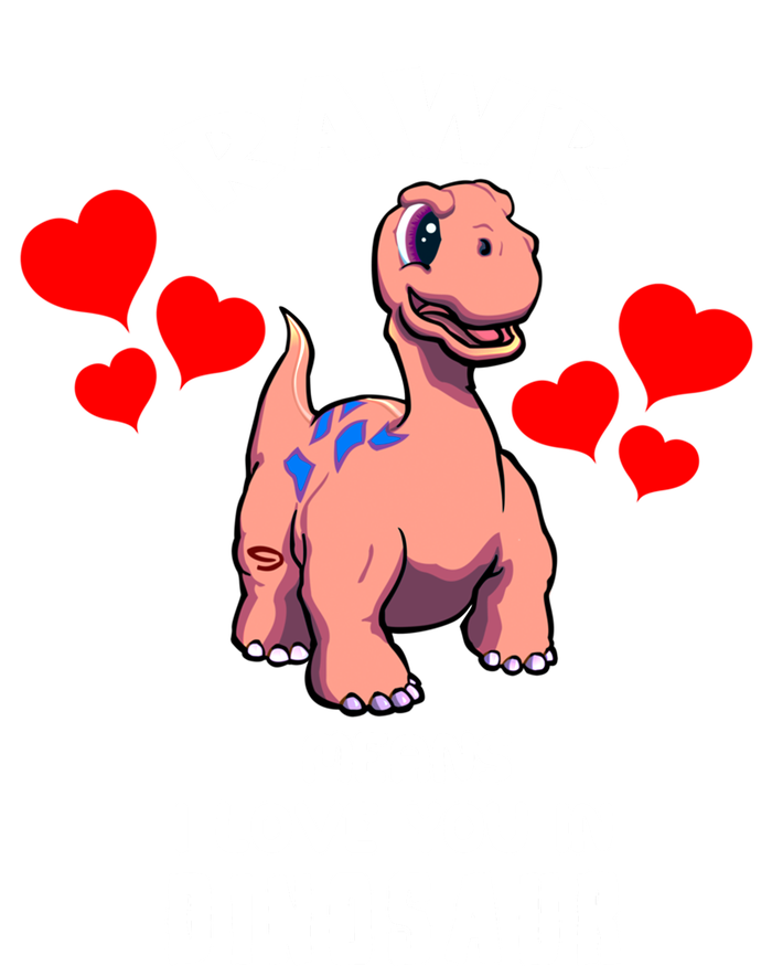 Rawr Means I Love You In Dinosaur Brontosaurus Design Gift Zip Tote Bag