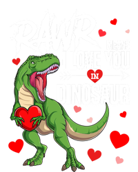 Rawr Means I Love You In Dinosaur T Rex Lover Valentine Funny Gift V-Neck T-Shirt