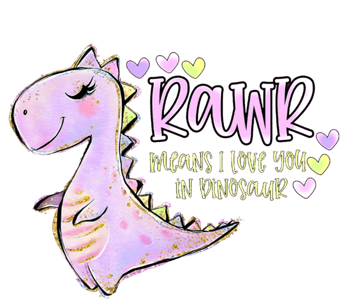 Rawr Means I Love You In Dinosaur Trex Valentines Day Cute Gift V-Neck T-Shirt