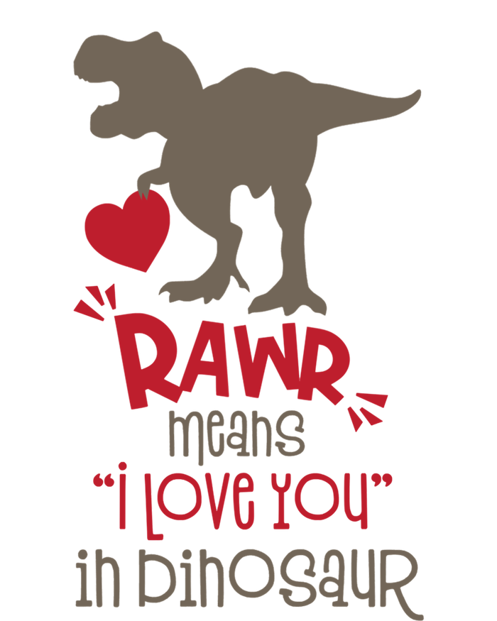 Rawr Means Icute Giftlove You In Dinosaur Valentines Day 2022 Gift Premium Hoodie