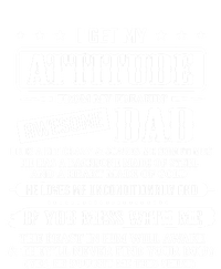 I Get My Attitude From My Freaking Awesome Dad Father's Day Funny Gift Sustainable Knit Beanie