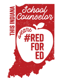 Red For Ed Indiana School Counselor #Redfored Gift T-Shirt