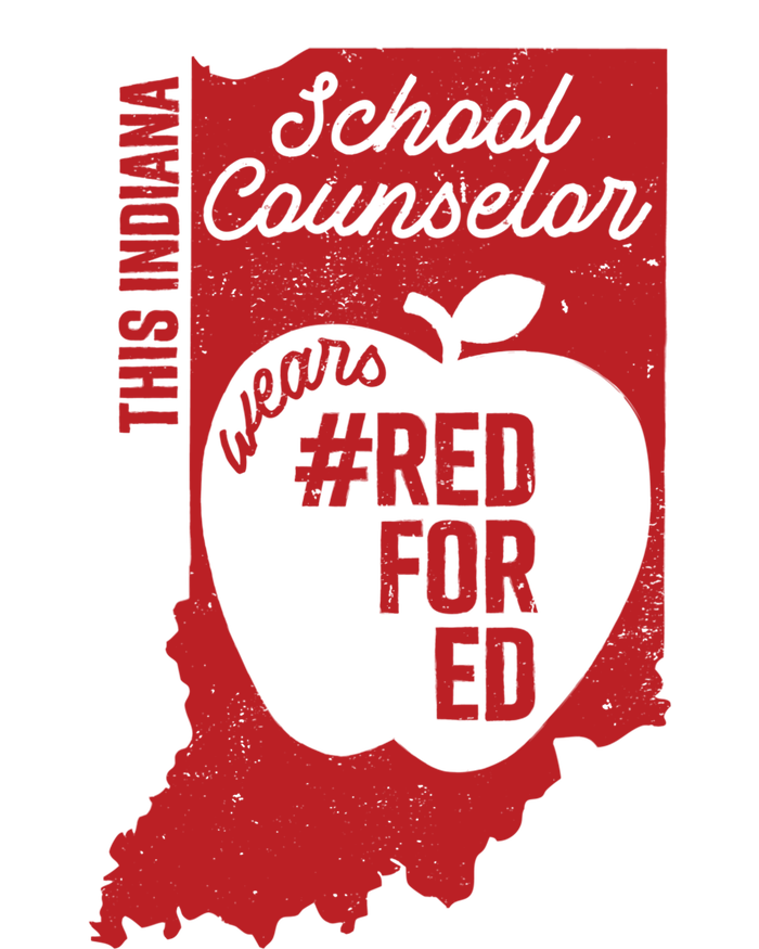 Red For Ed Indiana School Counselor #Redfored Gift T-Shirt