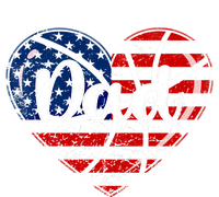 Retro 4th Of July Patriotic Basketball Dad Usa Flag Heart Great Gift T-Shirt