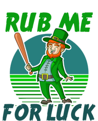 Rub Me For Luck Design St Patricks Baseball Cute Gift Mousepad