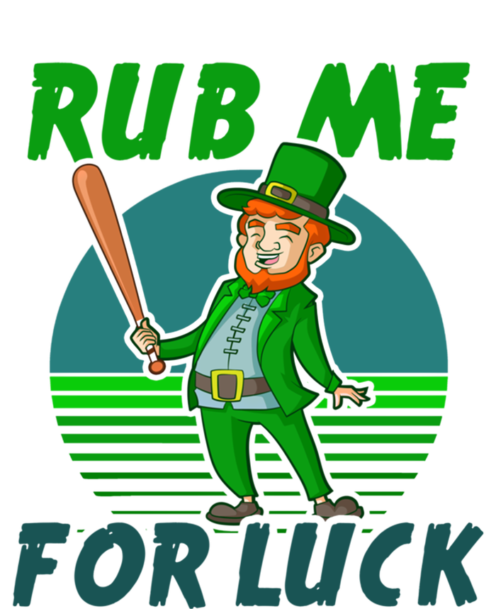 Rub Me For Luck Design St Patricks Baseball Cute Gift Mousepad