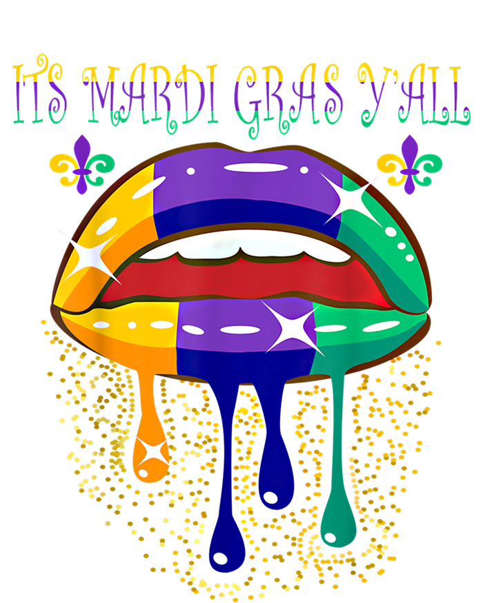 Its Mardi Gras Yall Lips Carnival Parade Masquerade Party Cute Gift Full Zip Hoodie