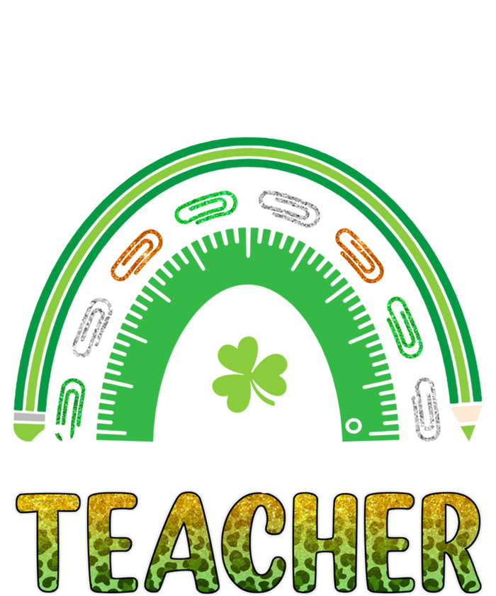 Saint Patricks Day Teacher One Lucky Science Teacher Rainbow Gift T-Shirt