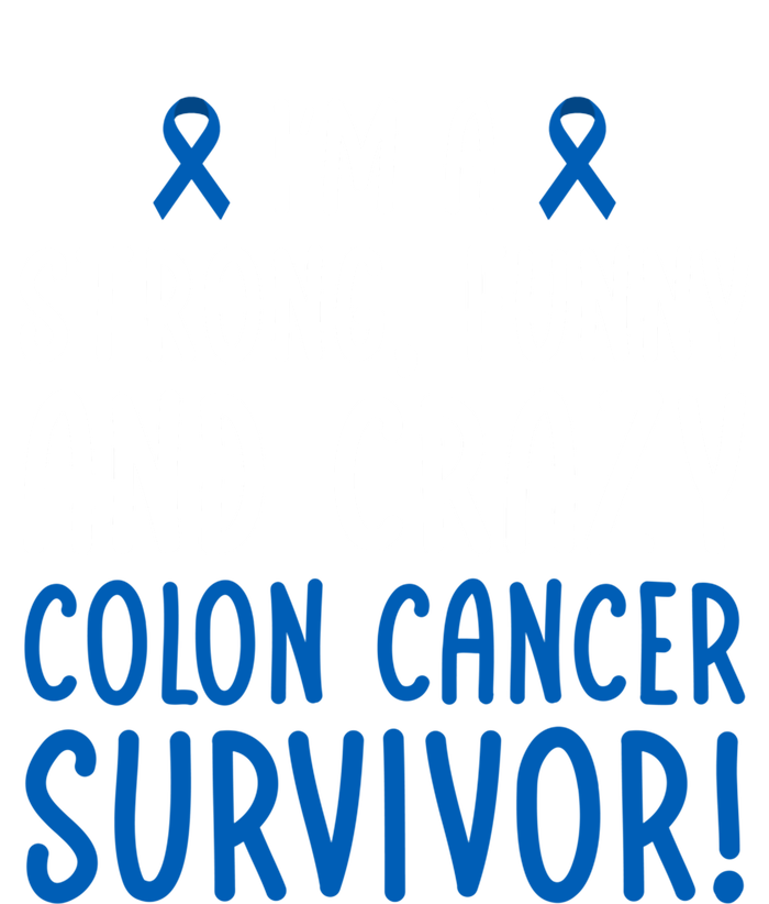 I'm A Colon Cancer Survivor! Colon Cancer Awareness Month Gift Insulated Varsity Jacket