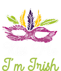 Kiss Me I'm Irish Mardi Gras Parade Masquerade Great Gift Women's Racerback Tank