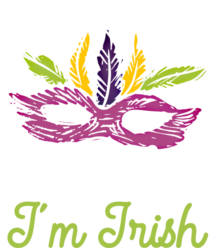 Kiss Me I'm Irish Mardi Gras Parade Masquerade Great Gift Women's Racerback Tank