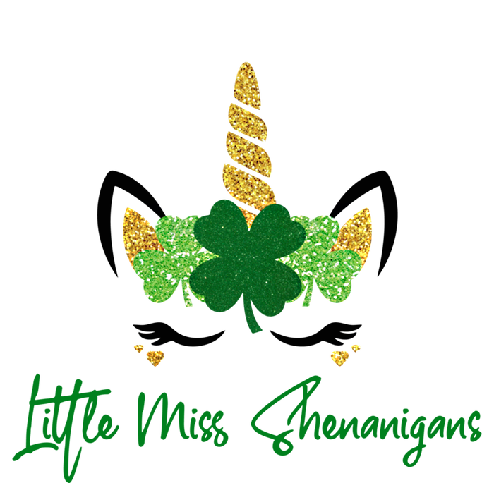 Little Miss Shenanigans Unicorn St Patrick's Day Meaningful Gift T-Shirt