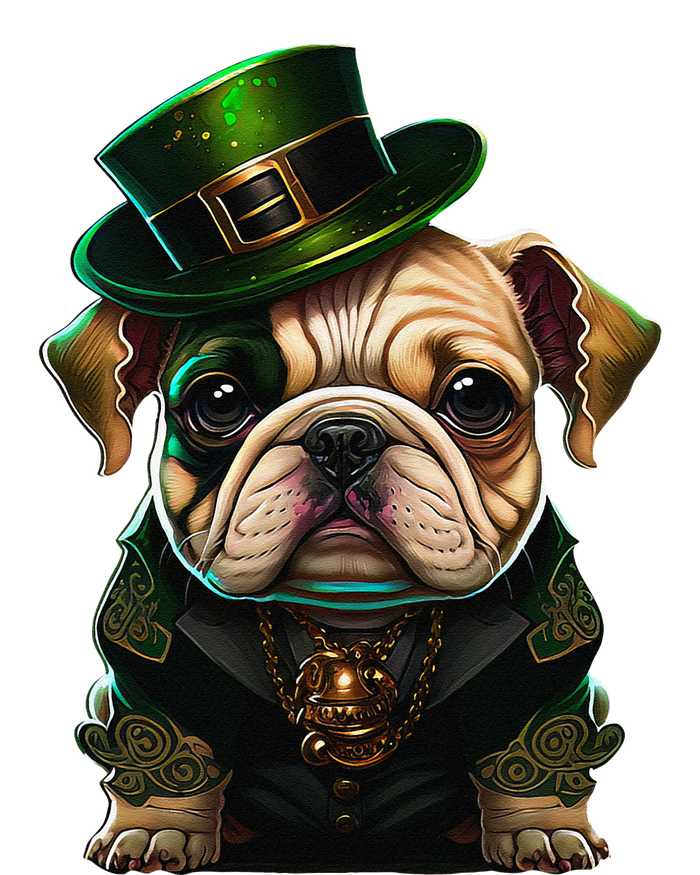 St Patricks Day Irish Bulldog Cute St Pattys Day Bulldog T-Shirt