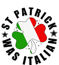 St. Patrick Was Italian Shamrock Italy Flag Funny Design Tall Long Sleeve T-Shirt