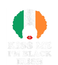 Kiss Mee I'm Black Irish History Funny St Patricks Day T-Shirt