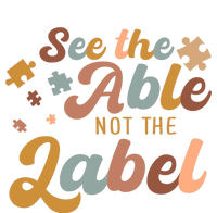 See The Able Not The Label Autism Awareness Day Puzzle Piece Hoodie