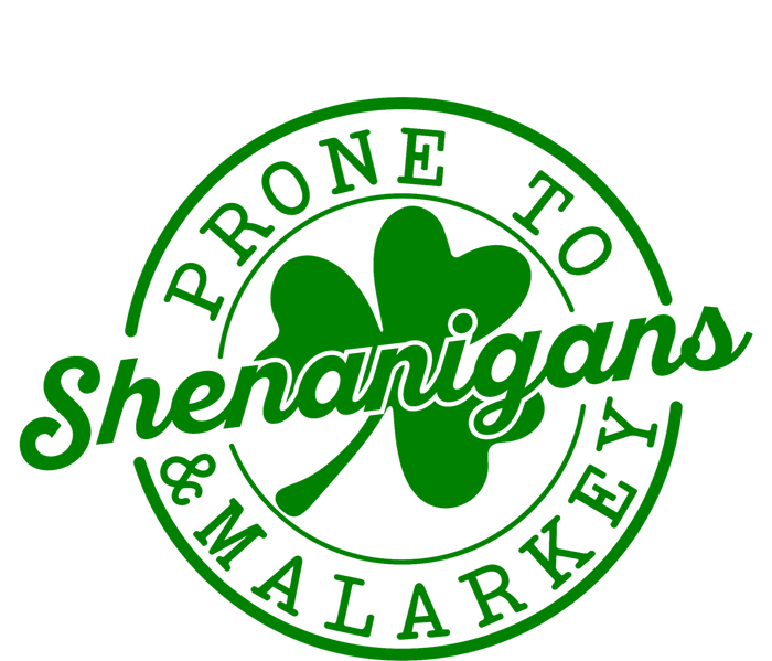 Prone To Shenanigans And Malarkey Funny St Patricks Day Design Kids Hoodie