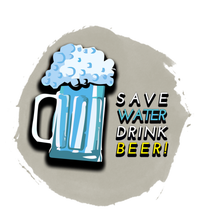 Save Water Beer Cool Alcohol Ing Gift Poster