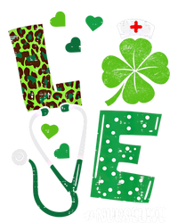 Love Nurse Life Stethoscope Shamrock Irish Nurse Patrick Day Gift T-Shirt