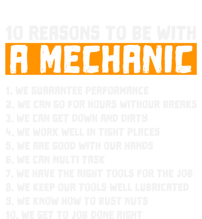 10 Reasons To Be With A Mechanic Funny Gift Motor Mechanic Gift Women's Long Sleeve Flannel Pajama Set 