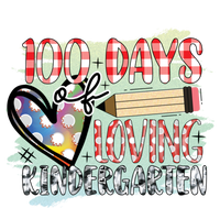 100 Day Of Loving Kindergarten 100 Days Of School Meaningful Gift Kids T-Shirt