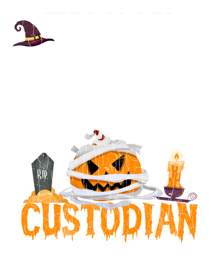 Scary School Custodian Funny Halloween Janitor Graphic Great Gift Baby Bodysuit